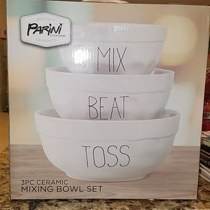 Parini 3pc mixing bowl set